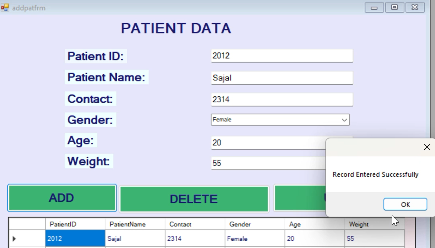 Hospital Management System Screenshot 4